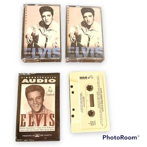 Elvis Presley lot of cassette tapes vintage 3 tapes total with cases RCA Records